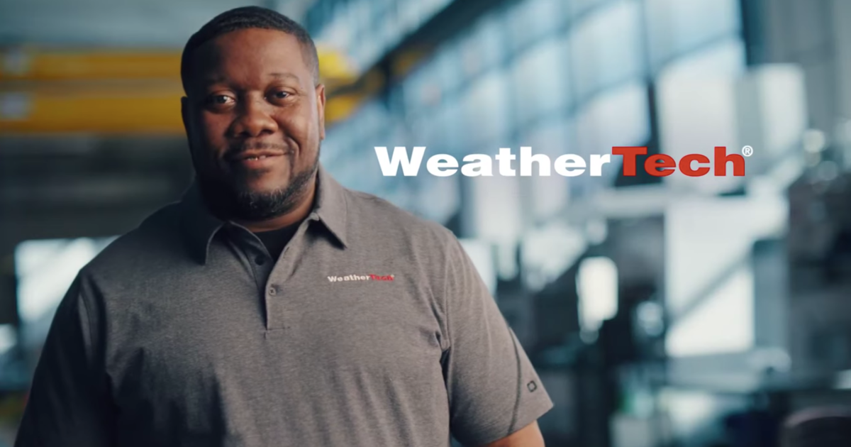 WeatherTech's Super Bowl commercial videos feature MadeinAmerica